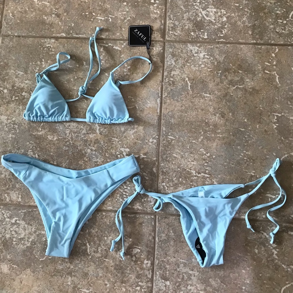 Zaful bikini (2 bottoms and 1 top included)